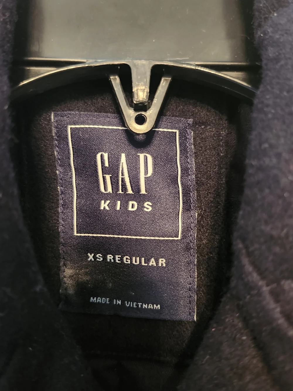 GAP Kids Navy Double-Breasted Peacoat